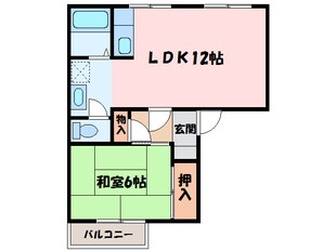 メゾントレビⅠの物件間取画像